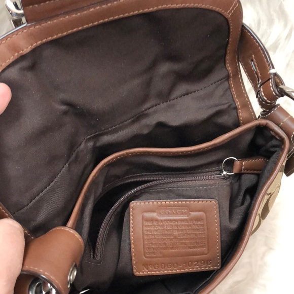 🆕 Coach Leather Trim Bag - Picture 7 of 8
